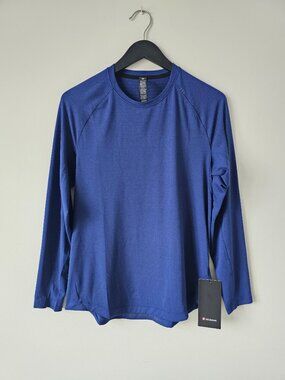 NWT LULULEMON CLBU Clubhouse Blue License To Train LS T-Shirt Top Men's Small